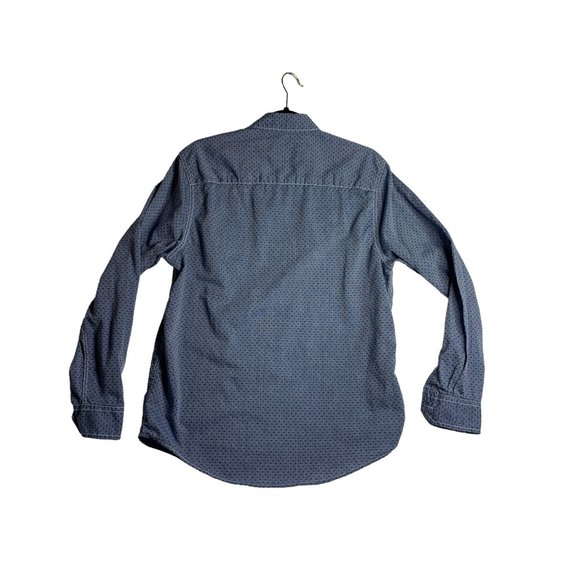 Michael Brandon Button Up Flip Cuff Dress Shirt Mens Small - Picture 4 of 6